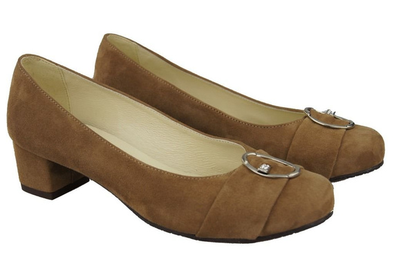 Women's Shoes Pumps Natural Leather Suede 135 ElitaBut
