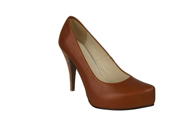 Women's shoes Pumps natural leather 644 ElitaBut