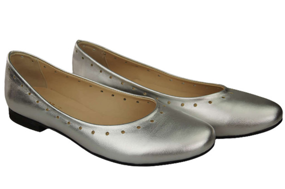 Women's Shoes Comfortable Ballerinas Natural Leather 162 ElitaBut