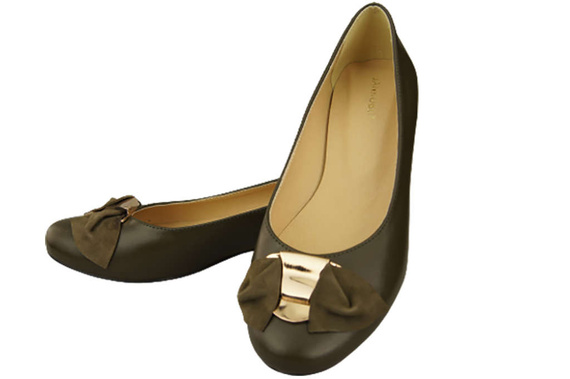 Women's Ballerinas Shoes Natural Leather 894 ElitaBut