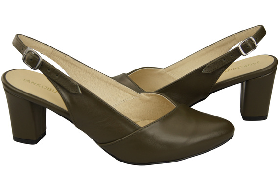 Women's Shoes High Heel Sandals Natural Leather 217 ElitaBut