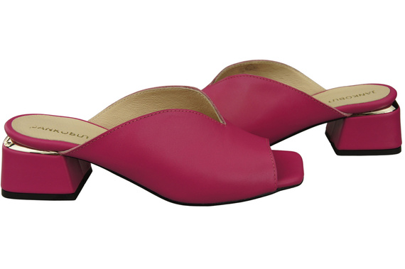 Women's Shoes High-Heeled Flip-Flops Natural Leather 210 ElitaBut