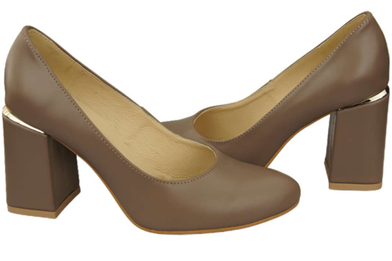 Women's shoes Pumps Natural leather 179 ElitaBut