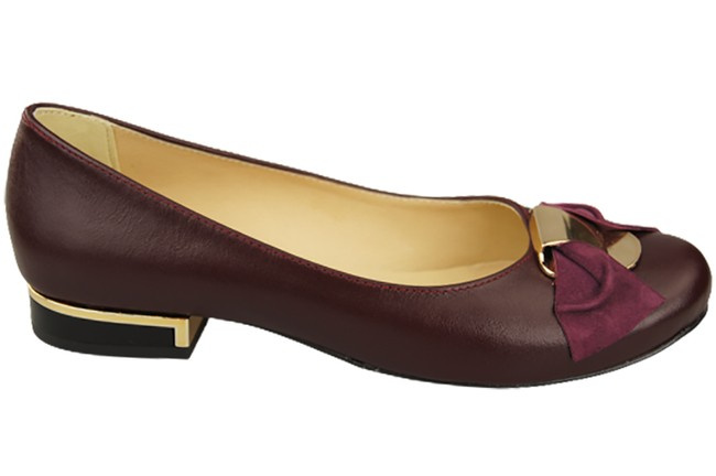 Women's Ballerinas Shoes Natural Leather 894 ElitaBut