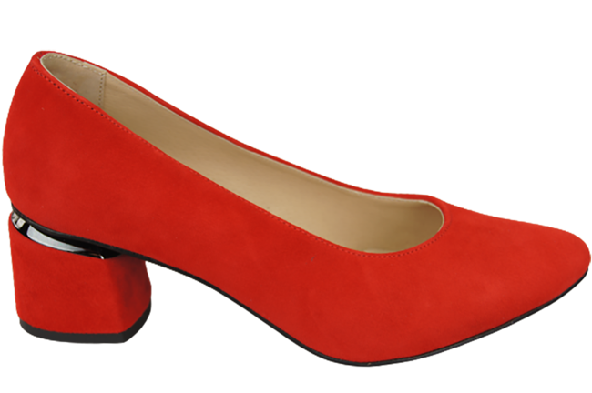 Women's footwear Women's pumps Suede leather 143 ElitaBut