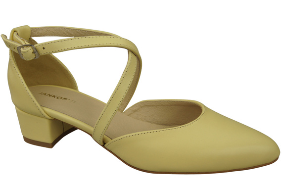Women’s Leather Sandals  with Straps Low Heel 223 ElitaBut