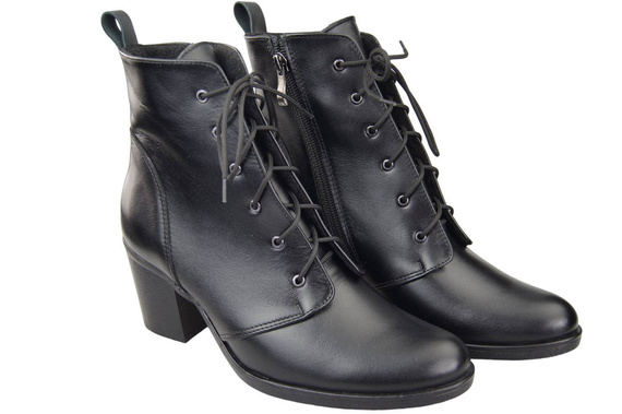 Shoes Boots for women Lace-up Winter natural leather 188 Z ElitaBut