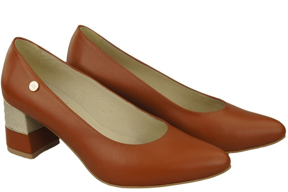 Women's shoes Pumps Natural leather 142 ElitaBut