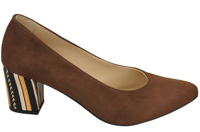 Women's footwear Women's pumps Suede leather 158 Z ElitaBut