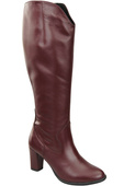 Stylish Footwear Women's Boots On A Heel Natural Leather 211 ElitaBut
