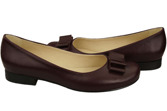 Women's Ballerinas Shoes Natural Leather 702 ElitaBut