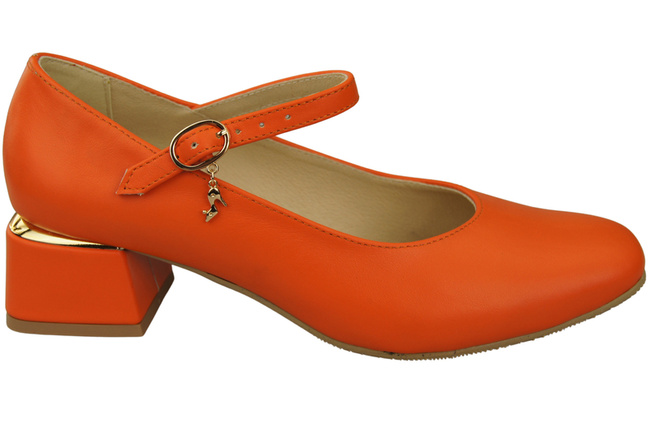 Women's shoes Pumps with a strap, natural leather 202 ElitaBut