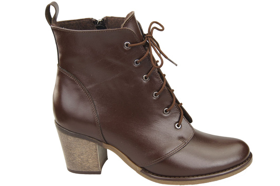 Shoes Boots for women Lace-up Winter natural leather 188 Z ElitaBut