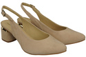 Women's Sandals in Natural Suede Leather - Elegance and Comfort 196 Z ElitaBut