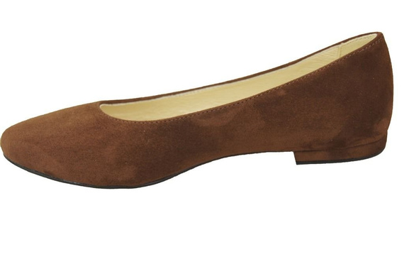 Women's shoes Ballerinas natural leather Suede 131 ElitaBut
