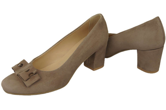 Women's shoes Pumps Natural leather suede 163 ElitaBut