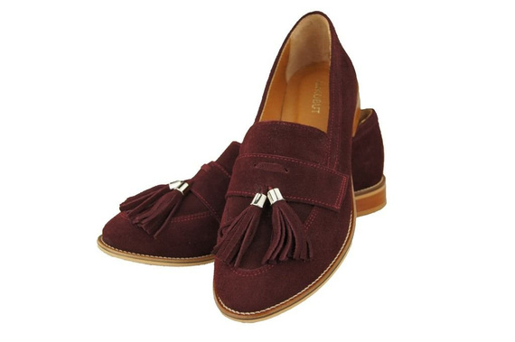 Shoes Women's loafers Natural Leather Velor 134 ElitaBut