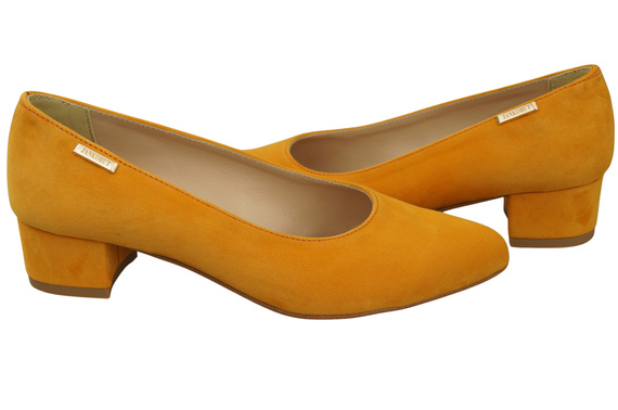 Wygodne Obuwie Damskie Mango z Naturalnej Skóry Zamszowej 220 Z ElitaBut