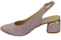 Women's Sandals in Natural Suede Leather - Elegance and Comfort 196 Z ElitaBut