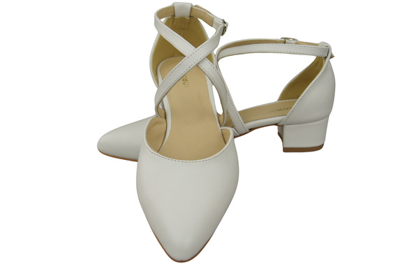 Women’s Leather Sandals with Straps Low Heel 223 ElitaBut