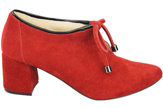 Women's shoes Low shoes Natural leather velor 183 ElitaBut