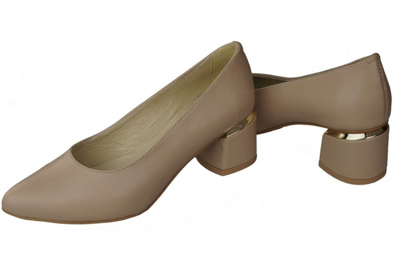 Women's shoes Pumps Natural leather 143 ElitaBut