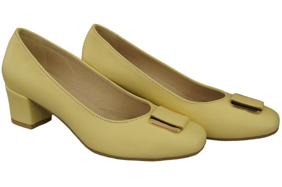 Women's shoes Pumps Natural leather 187 ElitaBut