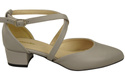 Women’s Leather Sandals  with Straps Low Heel 223 ElitaBut