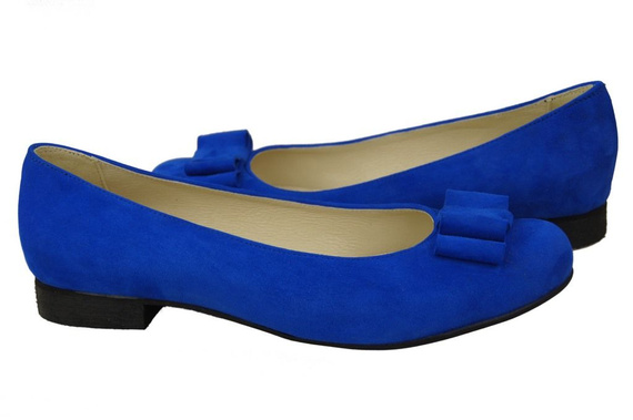 Women's Shoes Ballerinas natural leather Suede 126 ElitaBut