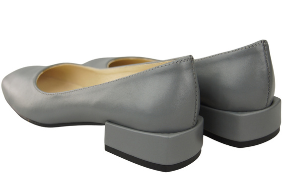 Comfortable Women's Shoes Flat Pumps, Natural Leather 204 ElitaBut