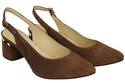 Women's Sandals in Natural Suede Leather - Elegance and Comfort 196 Z ElitaBut