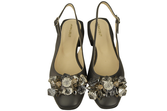 Women's Shoes Sandals with Crystals Natural Leather 215 ElitaBut