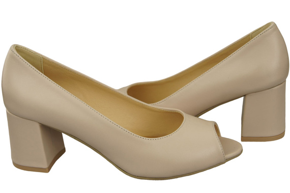 Women's Shoes PEEP TOE Natural leather 192 ElitaBut