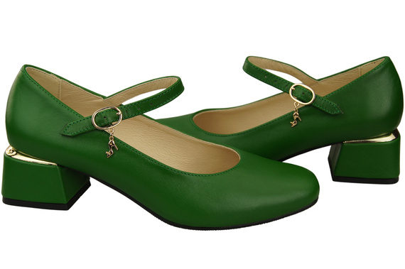 Women's shoes Pumps with a strap, natural leather 202 ElitaBut