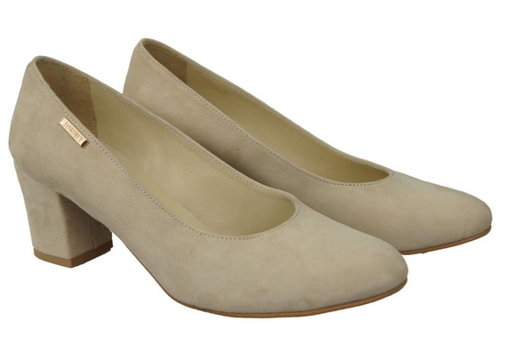 Women's Shoes Pumps Natural Leather Suede 125 ElitaBut