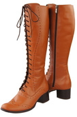 Shoes Women's boots Lace-up natural leather 595 ElitaBut