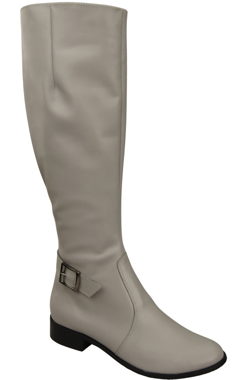 Women’s  leather boots, lined officer boots, flat 225 ElitaBut
