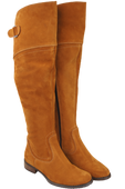 Shoes Boots Women Boots Over-the-knee boots Over-the-knee natural leather Velor 154 ElitaBut