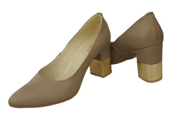 Women's shoes Pumps Natural leather 144 ElitaBut