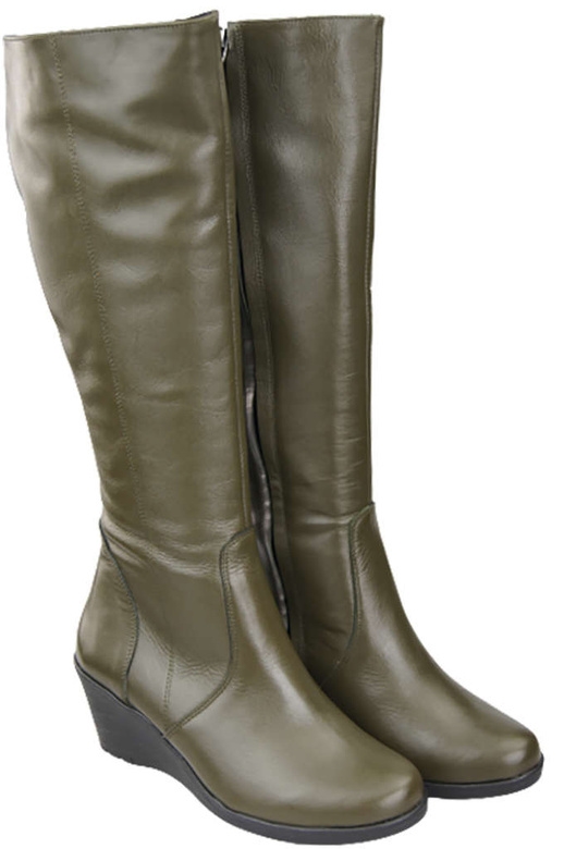 Shoes Women's boots Wedge natural leather 177 ElitaBut