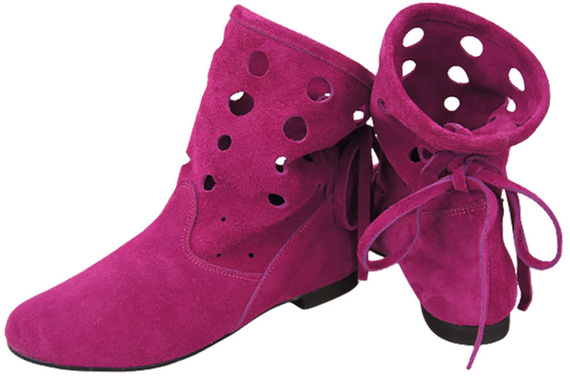 Shoes Boots Women's natural leather velor 160 ElitaBut