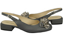 Women's Shoes Sandals with Crystals Natural Leather 215 ElitaBut