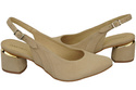 Women's Sandals in Natural Suede Leather - Elegance and Comfort 196 Z ElitaBut