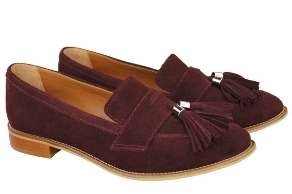 Shoes Women's loafers Natural Leather Velor 134 ElitaBut