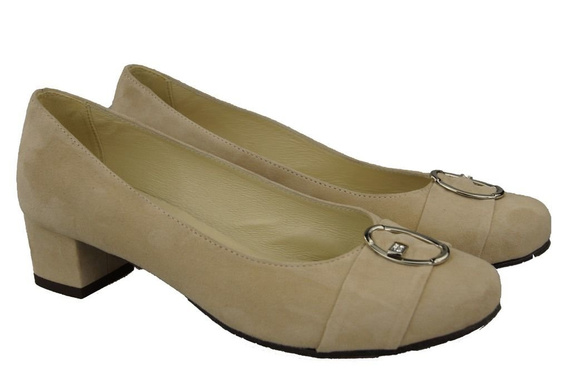 Women's Shoes Pumps Natural Leather Suede 135 ElitaBut