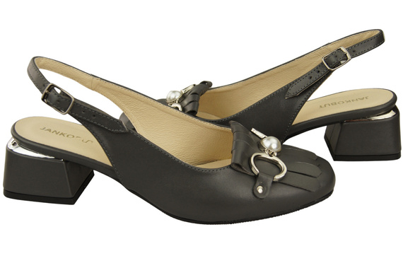 Women's Shoes Sandals Decorated with Fringes Natural Leather 208 ElitaBut