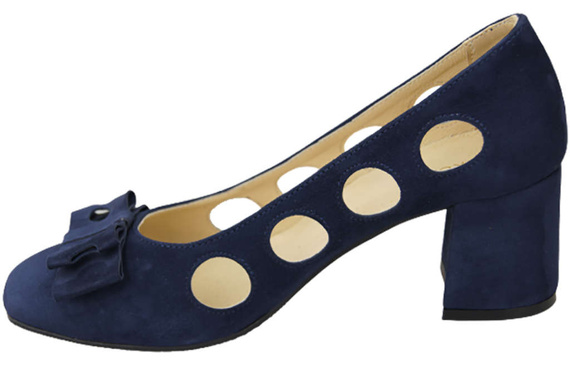 Women's shoes Pumps Natural leather suede 182 ElitaBut