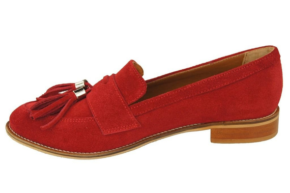 Shoes Women's loafers Natural Leather Velor 134 ElitaBut