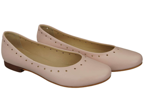 Women's Shoes Comfortable Ballerinas Natural Leather 162 ElitaBut