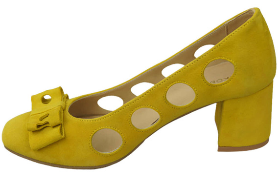 Women's shoes Pumps Natural leather suede 182 ElitaBut